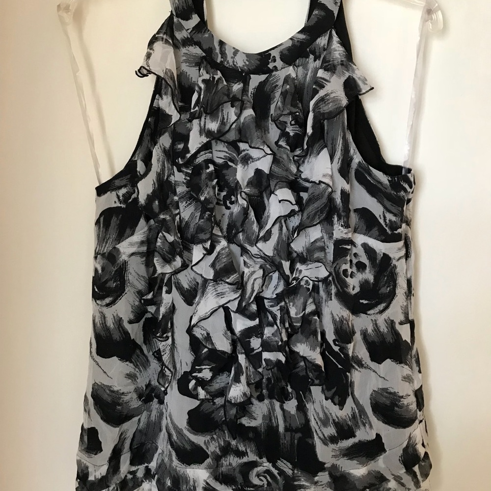 Saks Fifth Ave Silk M - Picture 2 of 7